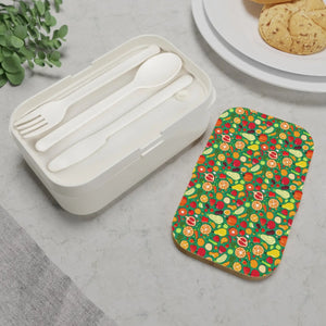 Vibrant Bento Lunch Box - Silicone and Wood - Dipaliz - Boxes & Totes