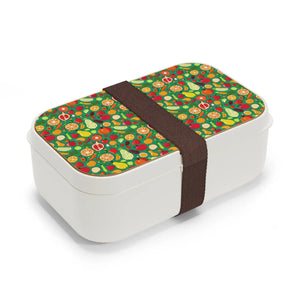 Vibrant Bento Lunch Box - Silicone and Wood - Dipaliz - Boxes & Totes