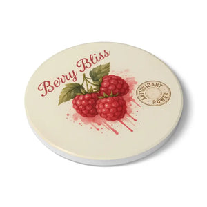 Berry Bliss Ceramic Coasters - Vibrant Home Bar Essentials - Dipaliz