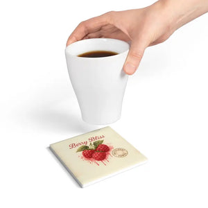 Berry Bliss Ceramic Coasters - Vibrant Home Bar Essentials - Dipaliz
