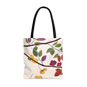 Aop Tote Bag Berries Pattern Fresh Playful Design - Dipaliz - Bags
