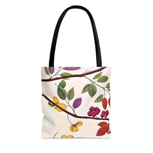 Aop Tote Bag Berries Pattern Fresh Playful Design - Dipaliz - Bags