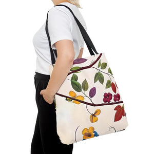 Aop Tote Bag Berries Pattern Fresh Playful Design - Dipaliz - Large - Bags