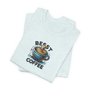 Soft Cotton Short Sleeve Tee - Best Coffee - Dipaliz - T-shirts