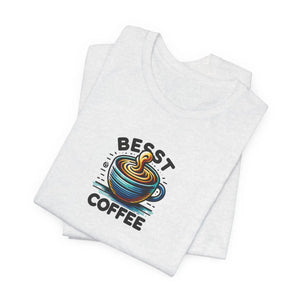 Soft Cotton Short Sleeve Tee - Best Coffee - Dipaliz - T-shirts