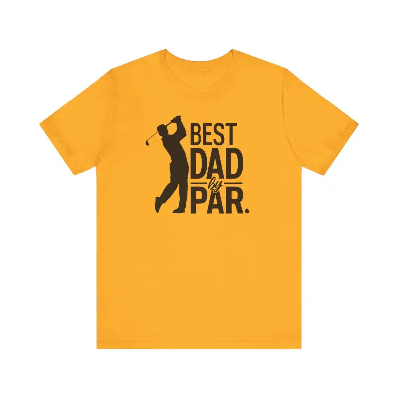 Best Dad by Par Golf Tee: Super Soft Cotton Comfort - T-shirt