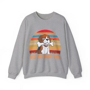 Best Dog Daddy Ever Crewneck Sweatshirt - Dipaliz - Sweatshirts
