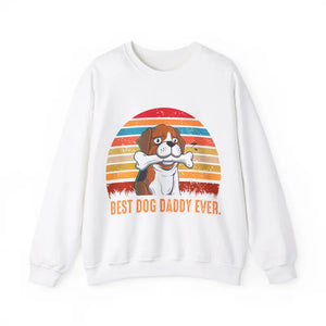 Best Dog Daddy Ever Crewneck Sweatshirt - Dipaliz - Sweatshirts