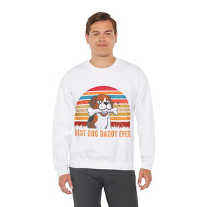Best Dog Daddy Ever Crewneck Sweatshirt - Dipaliz - Sweatshirts