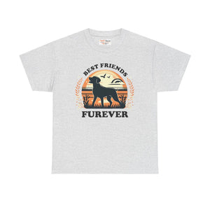 Unisex Dog Lovers Heavy Cotton Tee - Best Friends - Dipaliz - T-shirts
