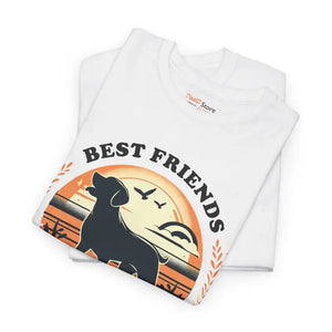 Heavy Cotton Tee - Best Friends Dog Lovers Unisex Shirt - Dipaliz - T-shirts
