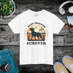 Heavy Cotton Tee - Best Friends Dog Lovers Unisex Shirt - Dipaliz - T-shirts