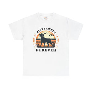 Unisex Dog Lovers Heavy Cotton Tee - Best Friends - Dipaliz - T-shirts
