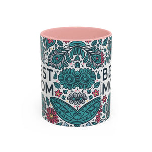 Vibrant Accent Coffee Mug - Two Tone Ceramic 11oz - Dipaliz - Mugs