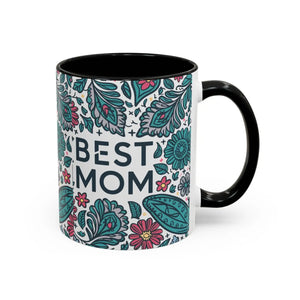 Vibrant Accent Coffee Mug - Two Tone Ceramic 11oz - Dipaliz - Mugs