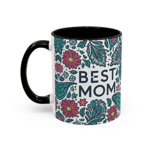 Vibrant Accent Coffee Mug - Two Tone Ceramic 11oz - Dipaliz - Mugs