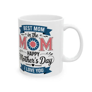 Best Mom Ceramic Mug Colorful Design for Joyful Mornings - Dipaliz - Mugs