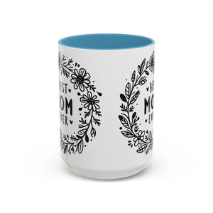 Accent Coffee Mug - High Quality White Ceramic Design - Dipaliz - 15oz / Light Blue - Mugs