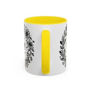 Accent Coffee Mug - High Quality White Ceramic Design - Dipaliz - Mugs