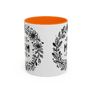 Accent Coffee Mug - High Quality White Ceramic Design - Dipaliz - 11oz / Orange - Mugs