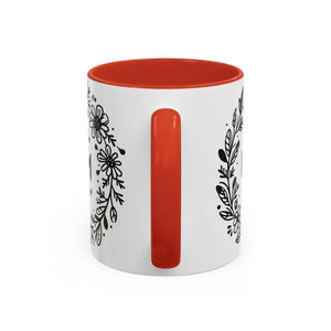 Accent Coffee Mug - High Quality White Ceramic Design - Dipaliz - Mugs