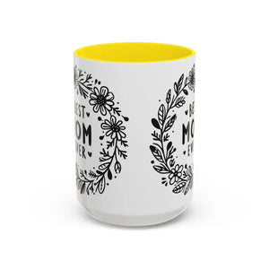Accent Coffee Mug - High Quality White Ceramic Design - Dipaliz - 15oz / Yellow - Mugs