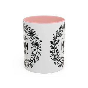 Vibrant Accent Coffee Mug - Best Mom Ever Ceramic - Dipaliz - Mugs