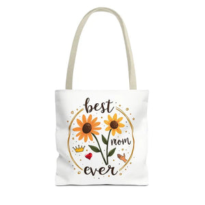 Vibrant Floral Tote Bag for Mother’s Day - Bold Style - Dipaliz - 13’’ × / Beige - Bags