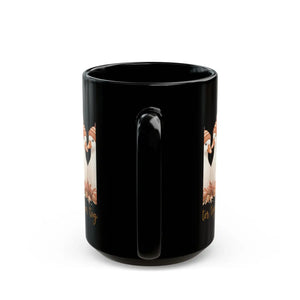 Better Together Duck Couple Black Coffee Mug, Cute Cozy Valentine’s Gift (11oz/15oz) - Mugs