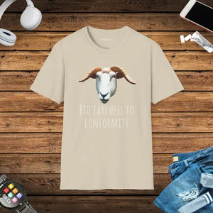 Unisex Softstyle t Shirt - Break Free from Ordinary - Dipaliz - Sand / s - T-shirts