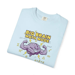 Big Brain Math Mode T-shirt, Funny Teacher Student Tee - T-shirts - m