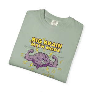 Big Brain Math Mode T-shirt, Funny Teacher Student Tee - T-shirts - m