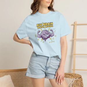 Big Brain Math Mode T-shirt, Funny Teacher Student Tee - T-shirts - m