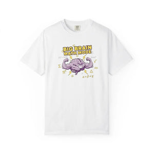 Big Brain Math Mode T-shirt, Funny Teacher Student Tee - T-shirts - m