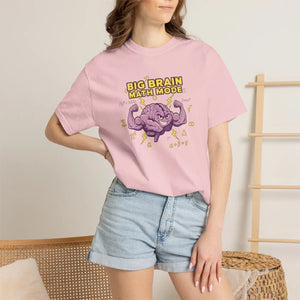 Big Brain Math Mode T-shirt, Funny Teacher Student Tee - T-shirts - m