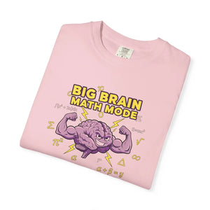 Big Brain Math Mode T-shirt, Funny Teacher Student Tee - T-shirts - m