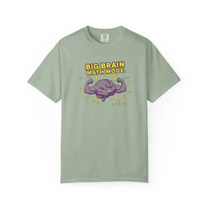 Big Brain Math Mode T-shirt, Funny Teacher Student Tee - T-shirts - m