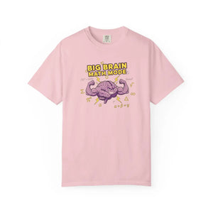 Big Brain Math Mode T-shirt, Funny Teacher Student Tee - T-shirts - m