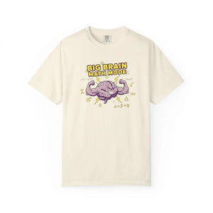 Big Brain Math Mode T-shirt, Funny Teacher Student Tee - T-shirts - m