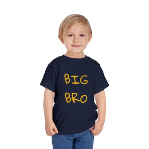 Big Bro Toddler Short Sleeve Tee - Comfy Style - Dipaliz - Navy / 2t - Baby & Clothing