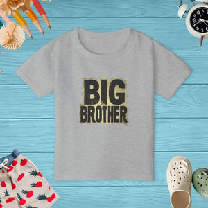 Infant Cotton Jersey Big Brother Toddler Tee - Dipaliz - Sport Grey / 2t - T-shirts