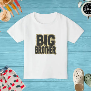 Infant Cotton Jersey Big Brother Toddler Tee - Dipaliz - White / 2t - T-shirts