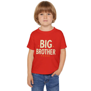 Super Soft Big Brother Tee - Heavy Cotton Toddler - Dipaliz - T-shirts