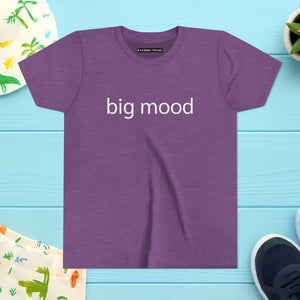 Youth Short Sleeve Adventure Tee - Big Mood Comfort - Dipaliz - s / Heather Team Purple - T-shirts