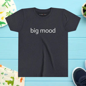 Youth Short Sleeve Adventure Tee - Big Mood Comfort - Dipaliz - s / Heather Navy - T-shirts
