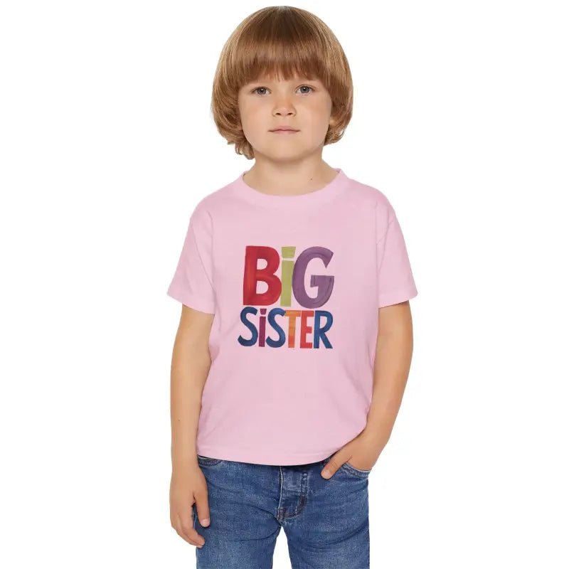 Big Sister Cotton Jersey Tee for Toddlers - Kids Clothes