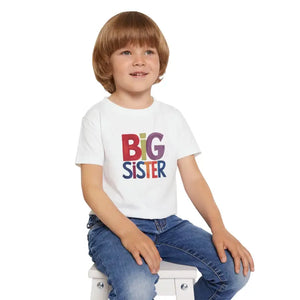 Cotton Jersey Tee - Big Sister Toddler Heavy - Dipaliz - T-shirts