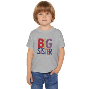 Cotton Jersey Tee - Big Sister Toddler Heavy - Dipaliz - T-shirts