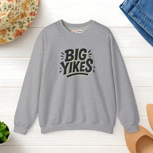 Big Yikes Crewneck Sweatshirt - Cozy Comfort Loungewear - Dipaliz - Sport Grey / s - Sweatshirts
