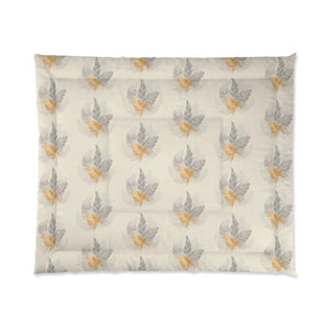 Bird Feathers Comforter – Soft Polyester Bedding - Dipaliz - Quilts & Comforters